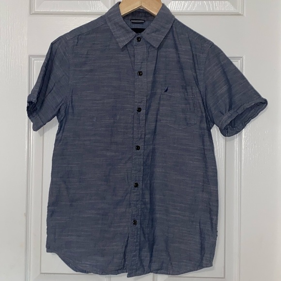 Nautica Other - Nautica Boys  Casual Blue Button Down Shirt